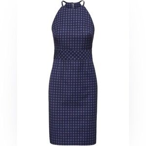 Banana Republic blue gingham dress